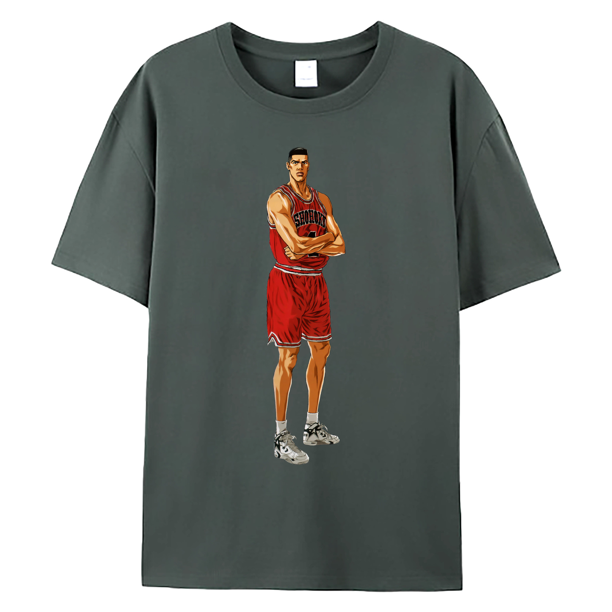 （画像用） SLAM DUNK／スラムダンク 綿100％ メンズ半袖Tシャツ｜肌触りやわらか＆通気性